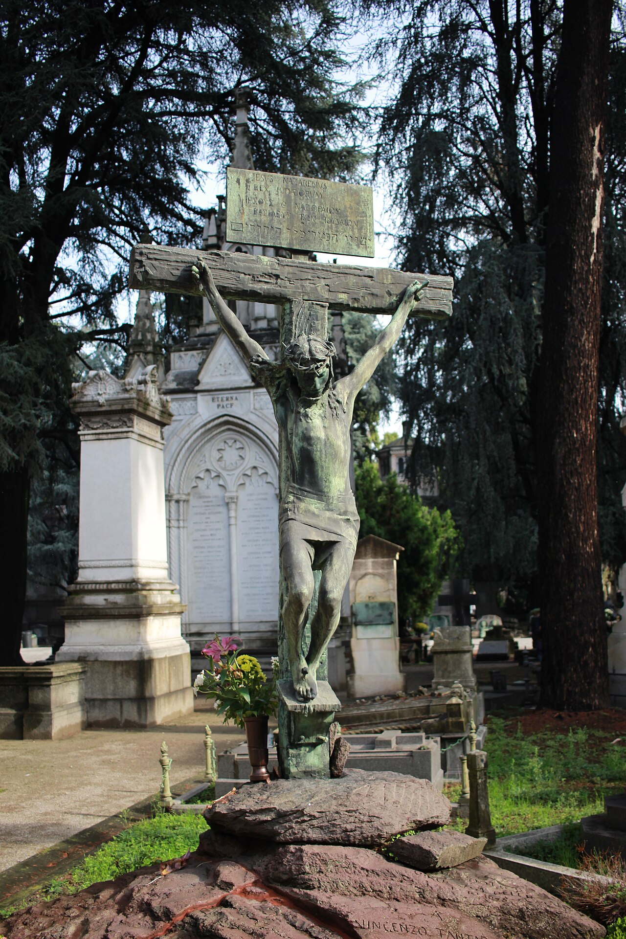 Monument to Tantardini by Enrico Butti