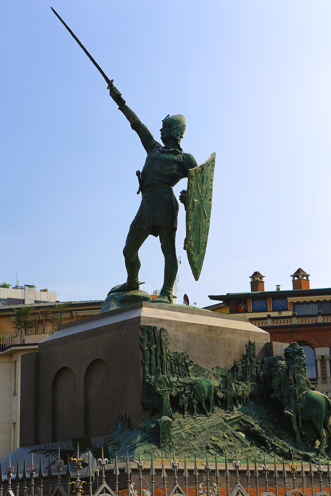 Monument to the Warrior of Legnano by Enrico Butti