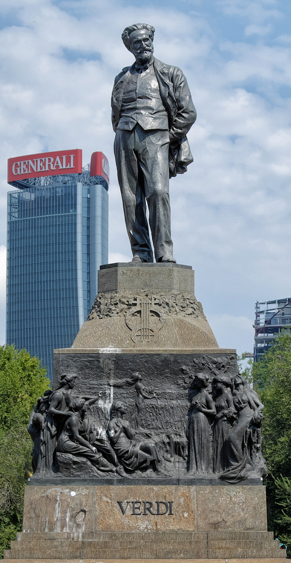 Verdi Monument by Enrico Butti