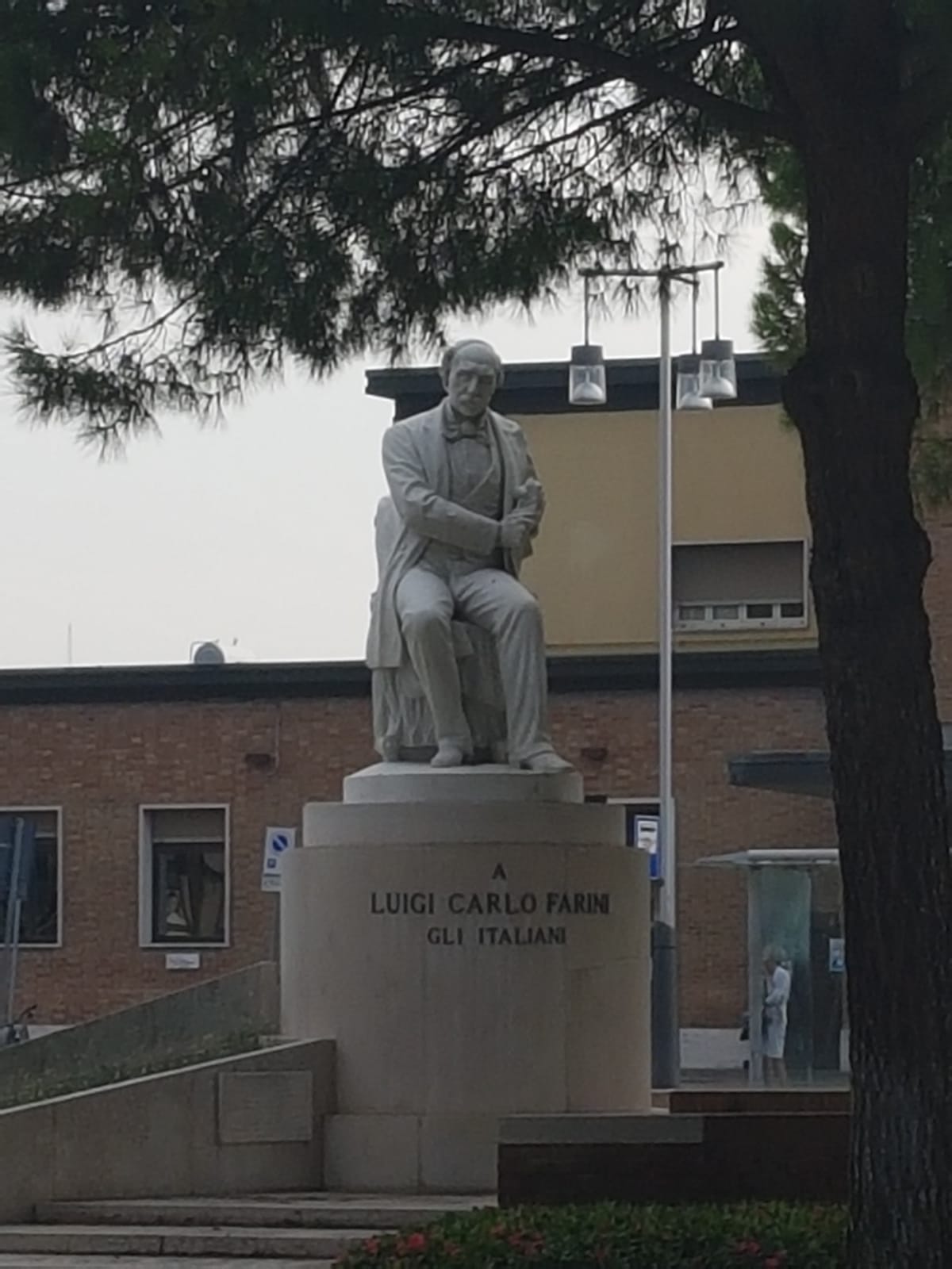 Monument to Luigi Carlo Farini by Enrico Pazzi