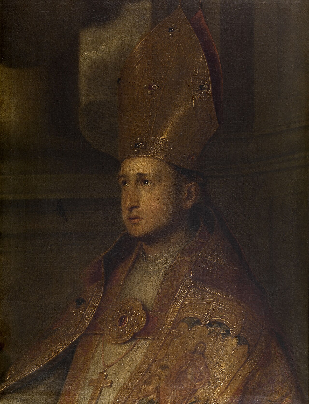 A Bishop Saint by Erasmus Quellinus II