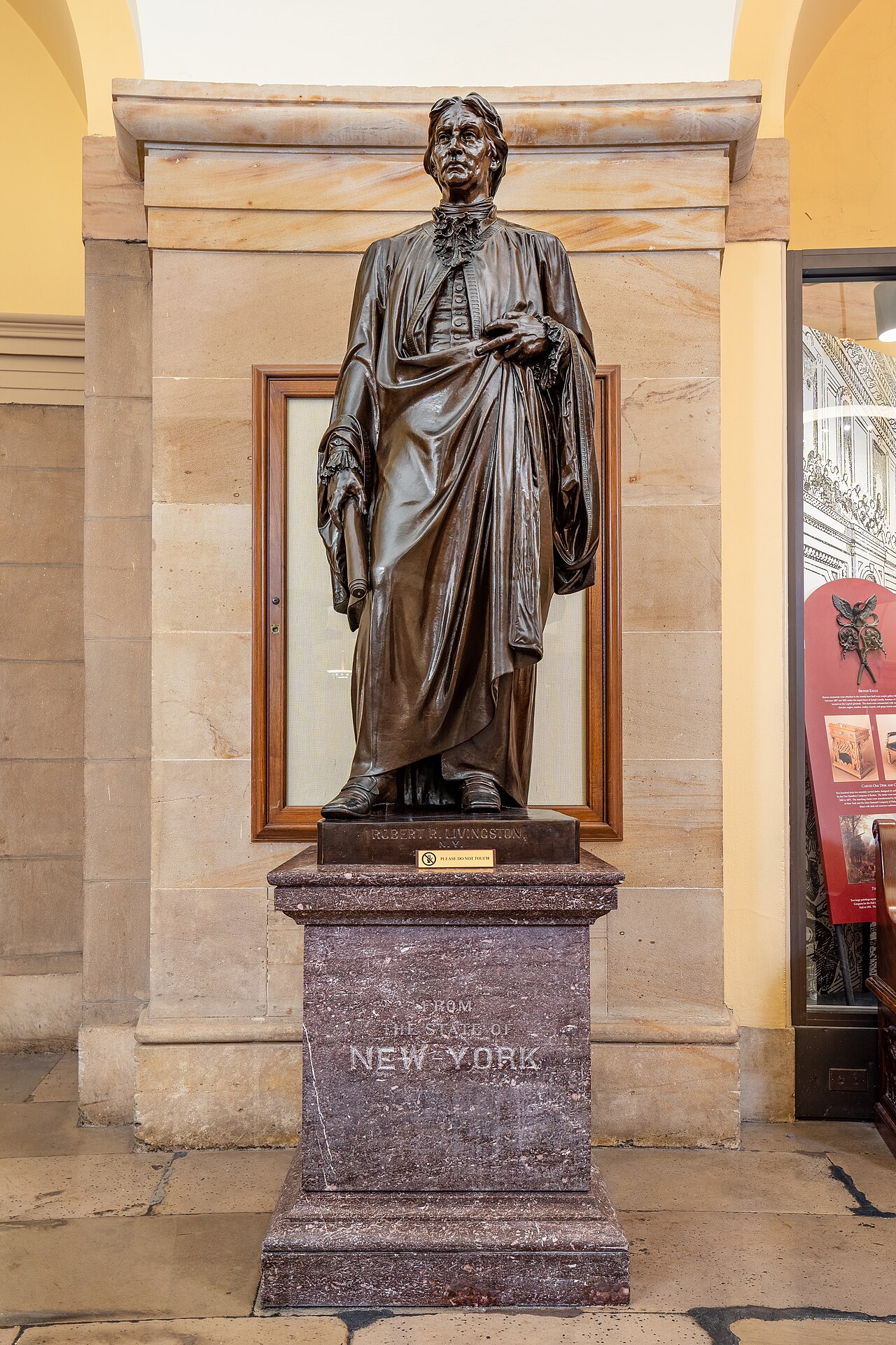 statue of Robert R. Livingston by Erastus Dow Palmer