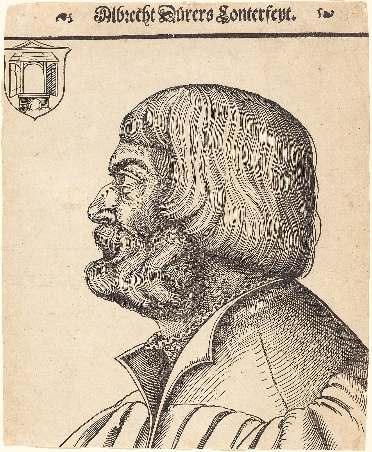 Albrecht Dürer at Age Fifty-Six by Erhard Schön