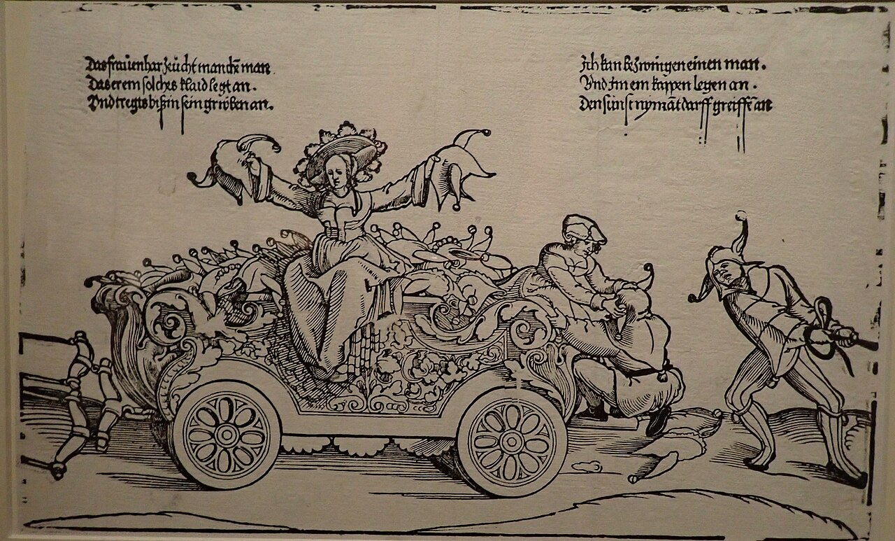 Distribution of Fools' Caps by Erhard Schön