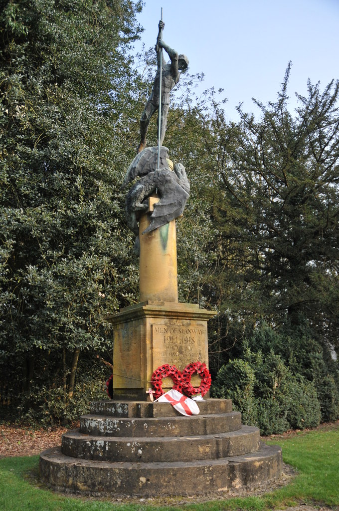 Stanway War Memorial by Eric Gill