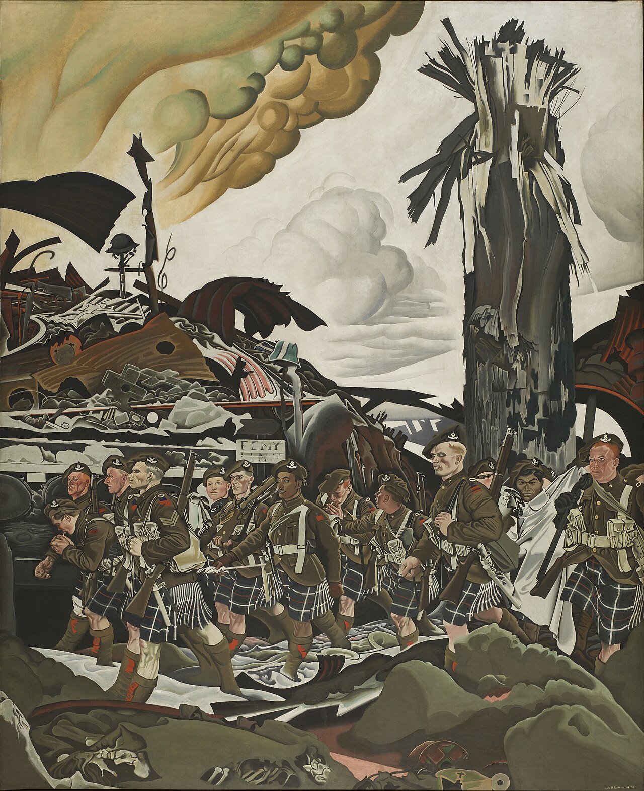 The Conquerors by Eric Kennington
