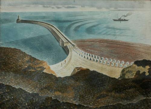 Eric Ravilious - Coastal Defences by Eric Ravilious