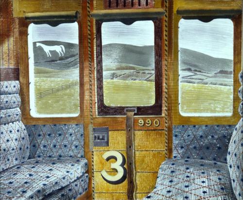 Eric Ravilious - Train Landscape by Eric Ravilious