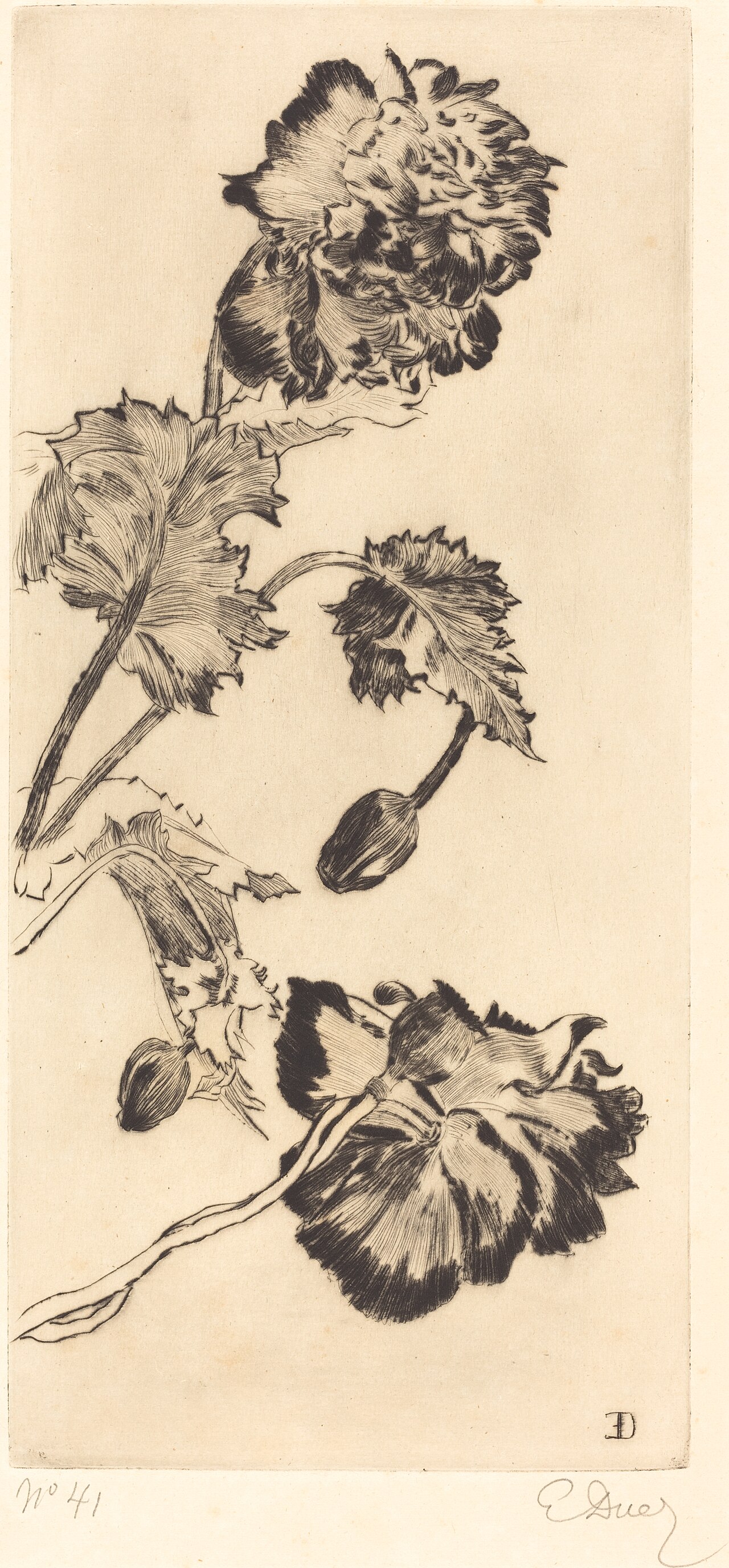 Flowers (Fleurs) by Ernest Ange Duez