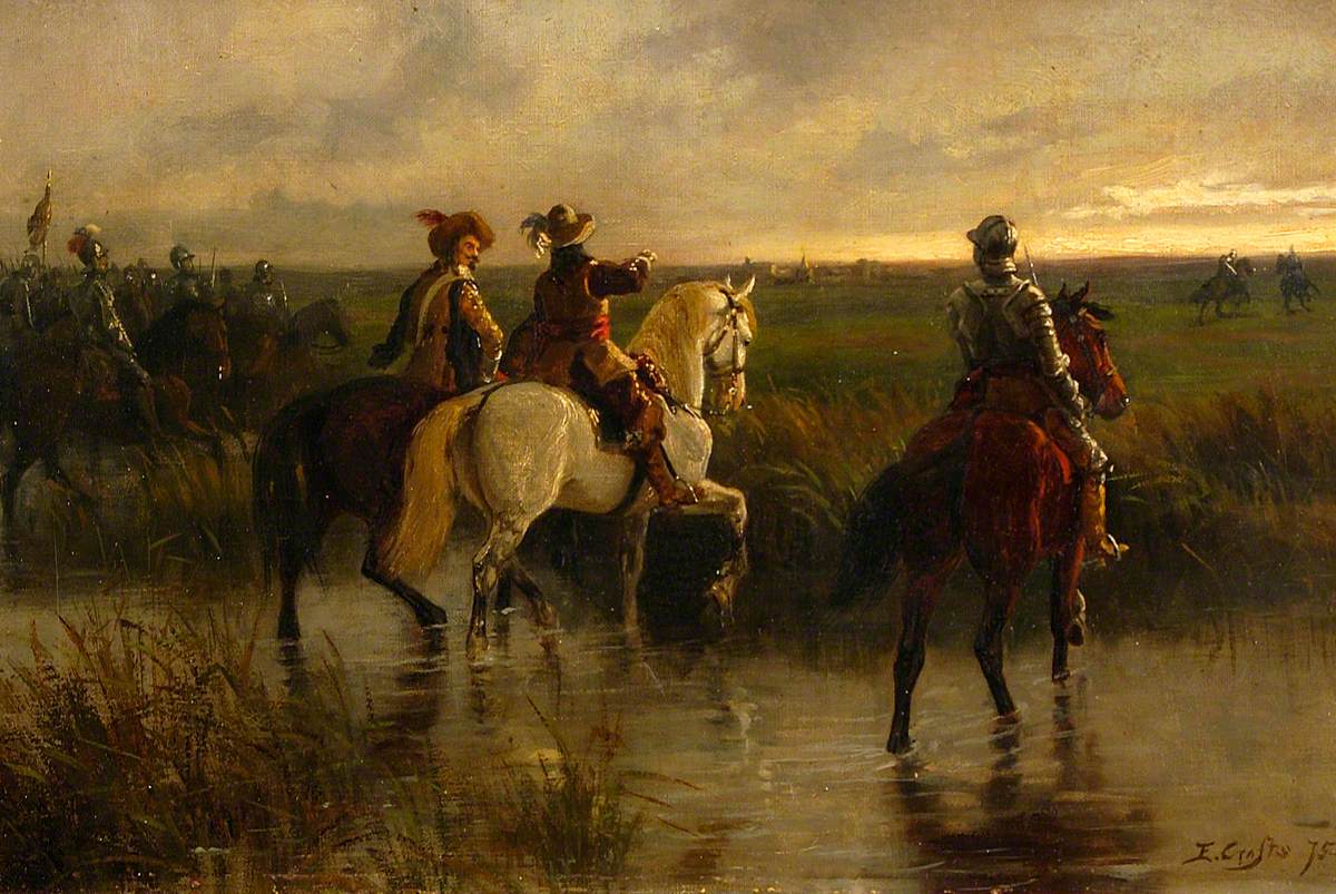Prince Rupert and Staff by Ernest Crofts