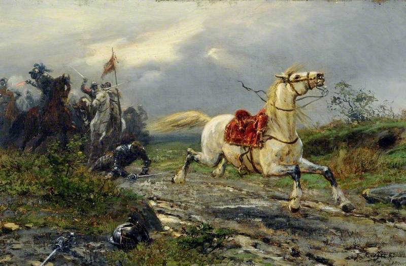 The Empty Saddle by Ernest Crofts