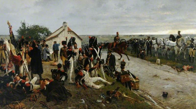 The Morning of the Battle of Waterloo by Ernest Crofts