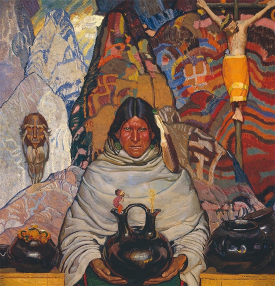 Superstition by Ernest L. Blumenschein