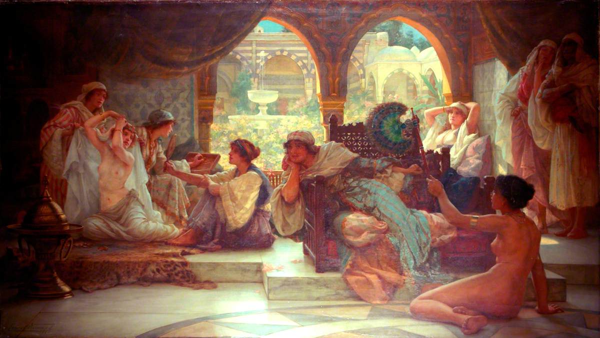 Rivals (Moorish Scene with Women) by Ernest Normand