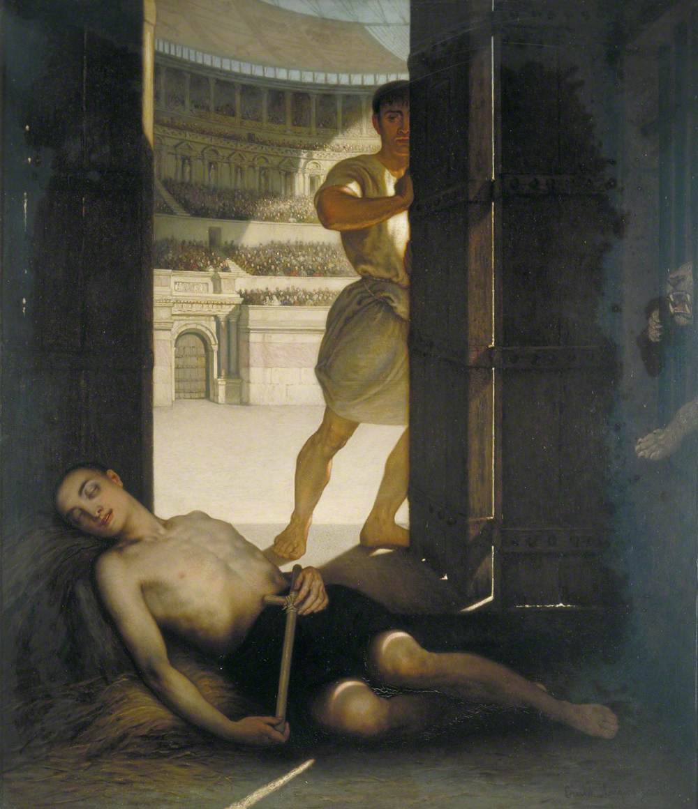 A Christian Martyr in the Reign of Diocletian by Ernest Slingeneyer