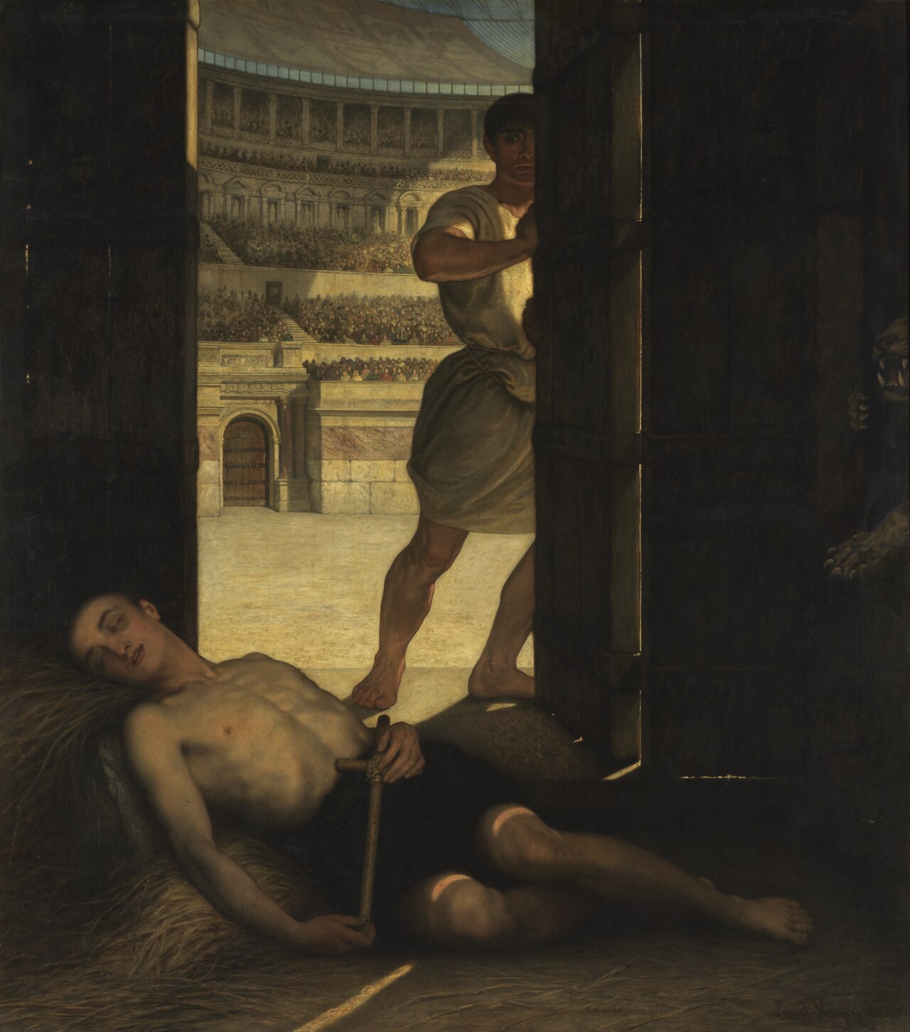 A Christian Martyr by Ernest Slingeneyer