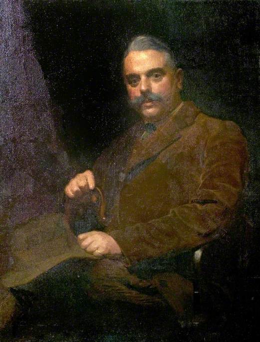 Alfred E. Goodey (1878–1945), 50th Birthday Portrait by Ernest Townsend