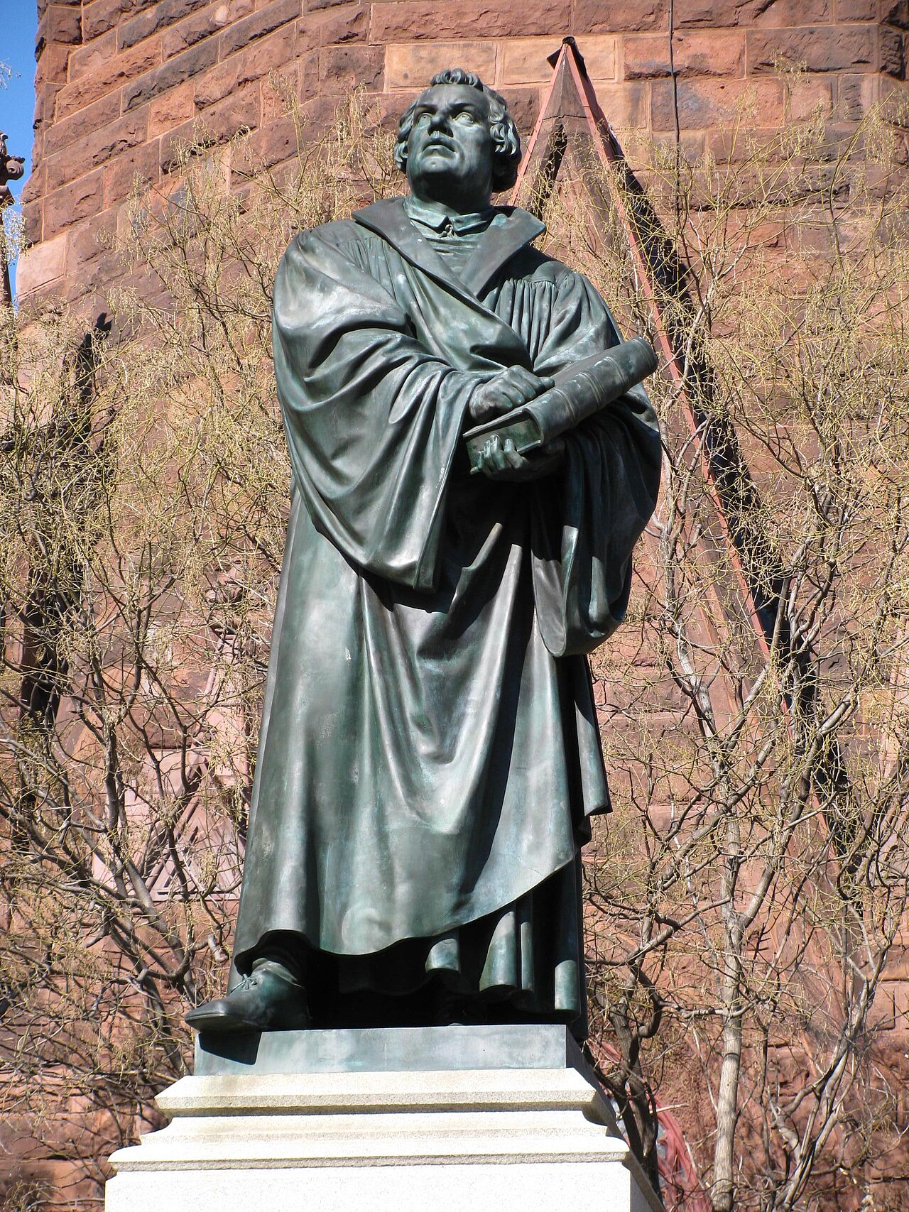 Martin Luther Monument by Ernst Friedrich August Rietschel
