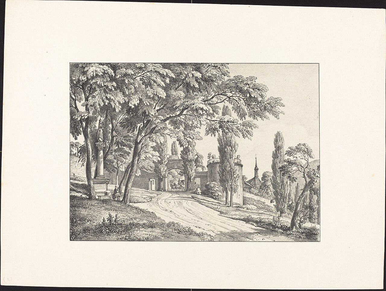 Entrance to the Convent Courtyard by Ernst Fries