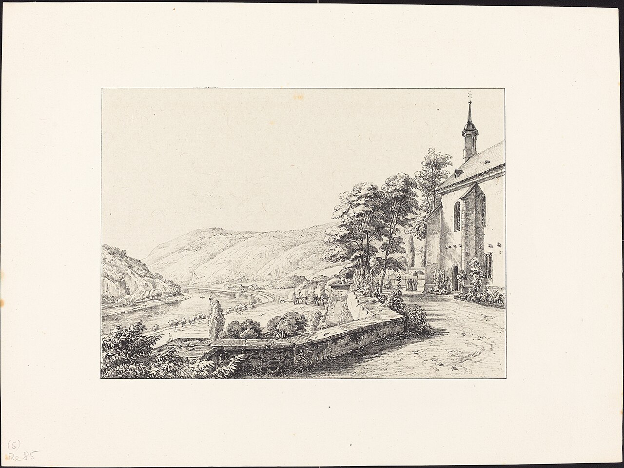 The Convent Terrace by Ernst Fries