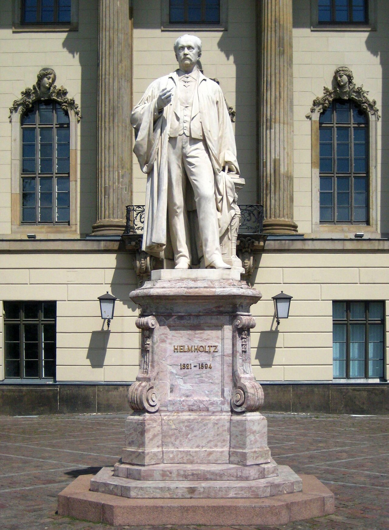 Statue of Hermann von Helmholtz by Ernst Herter