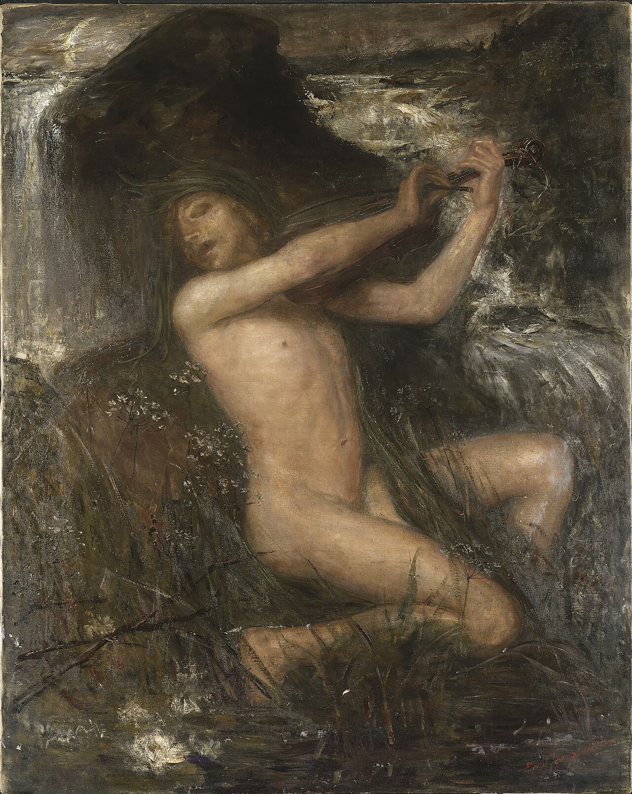 The Water Sprite by Ernst Josephson