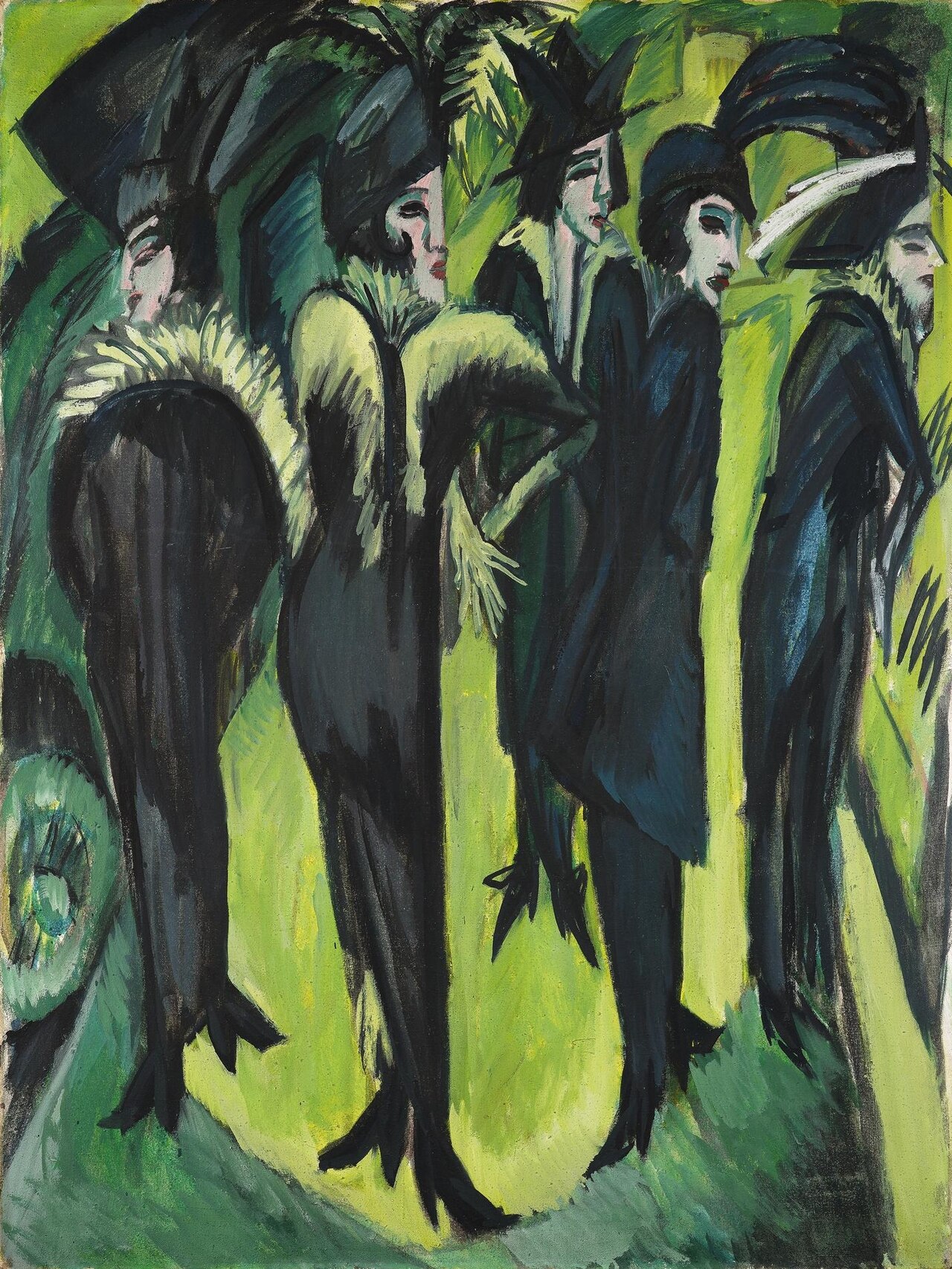 Five Women on the Street by Ernst Ludwig Kirchner