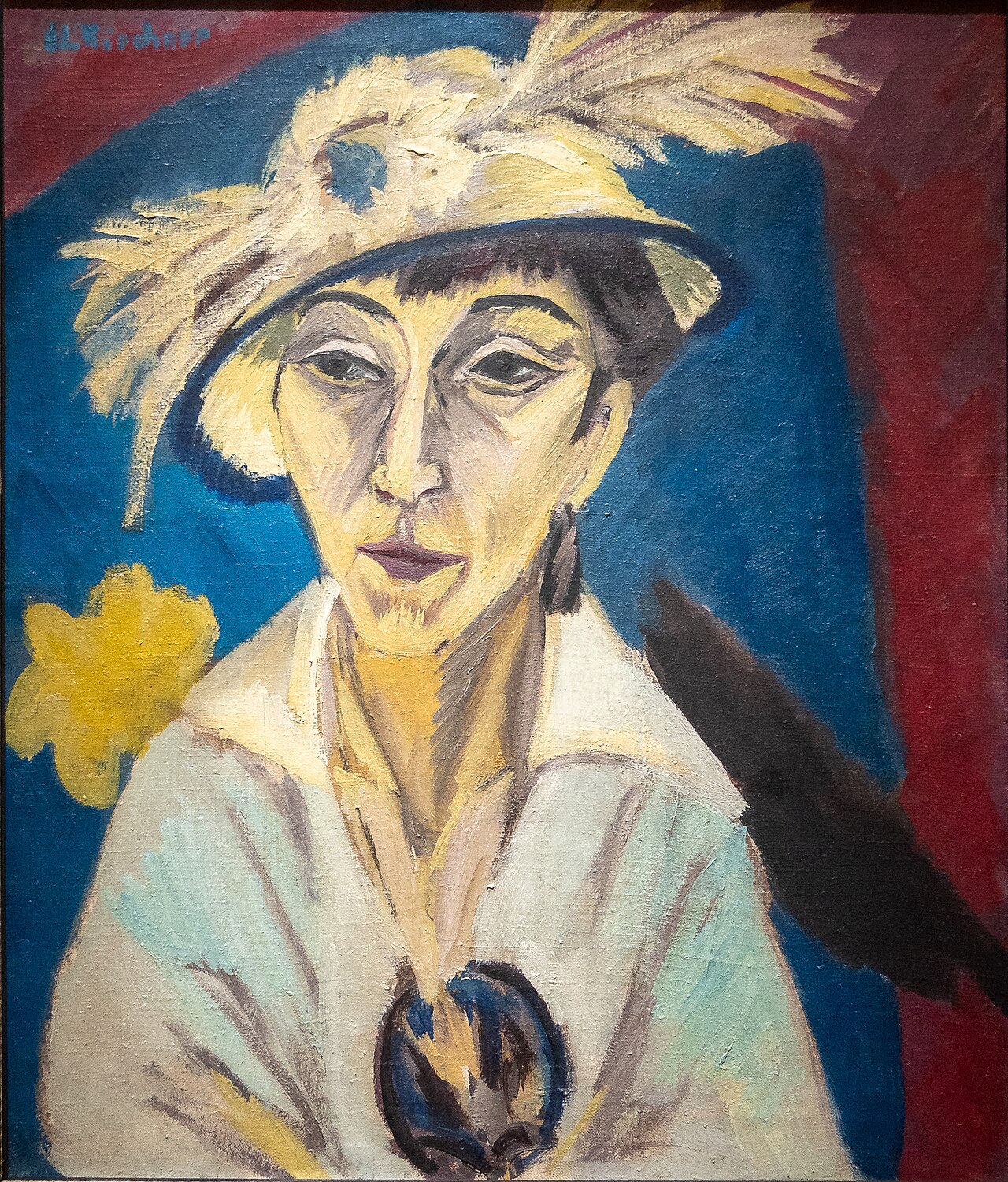 Portrait of Erna Schilling by Ernst Ludwig Kirchner