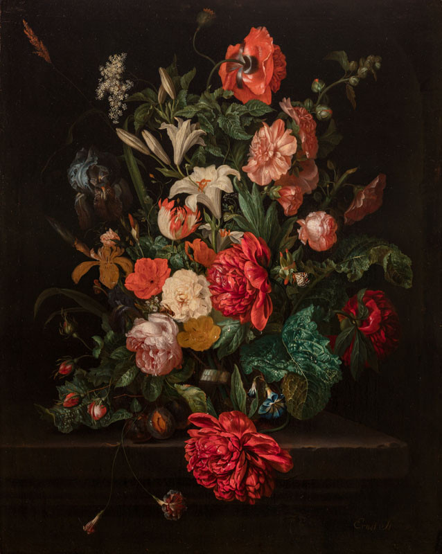 Vase of Flowers by Ernst Stuven