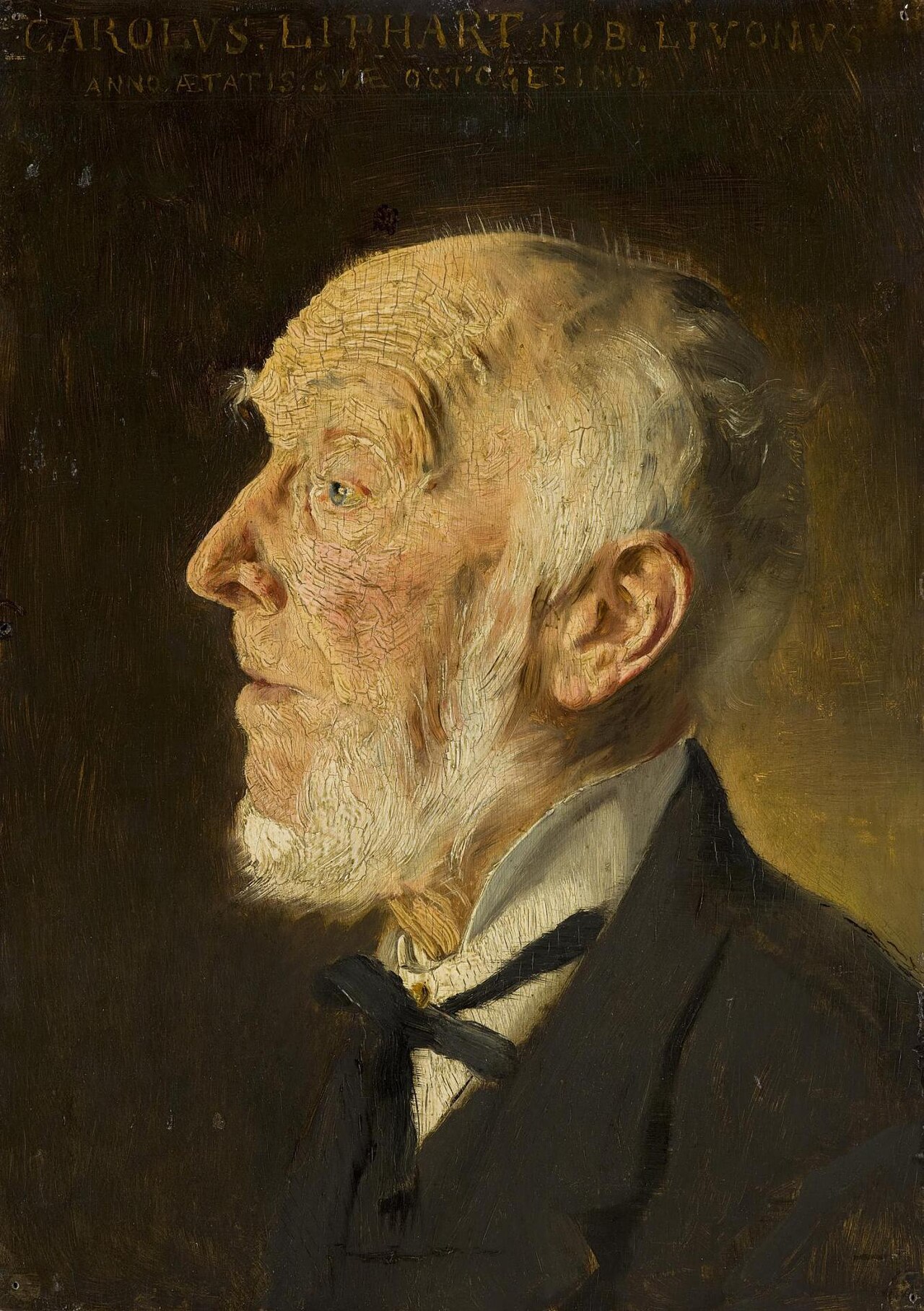 Portrait of Karl Liphart by Ernst von Liphart