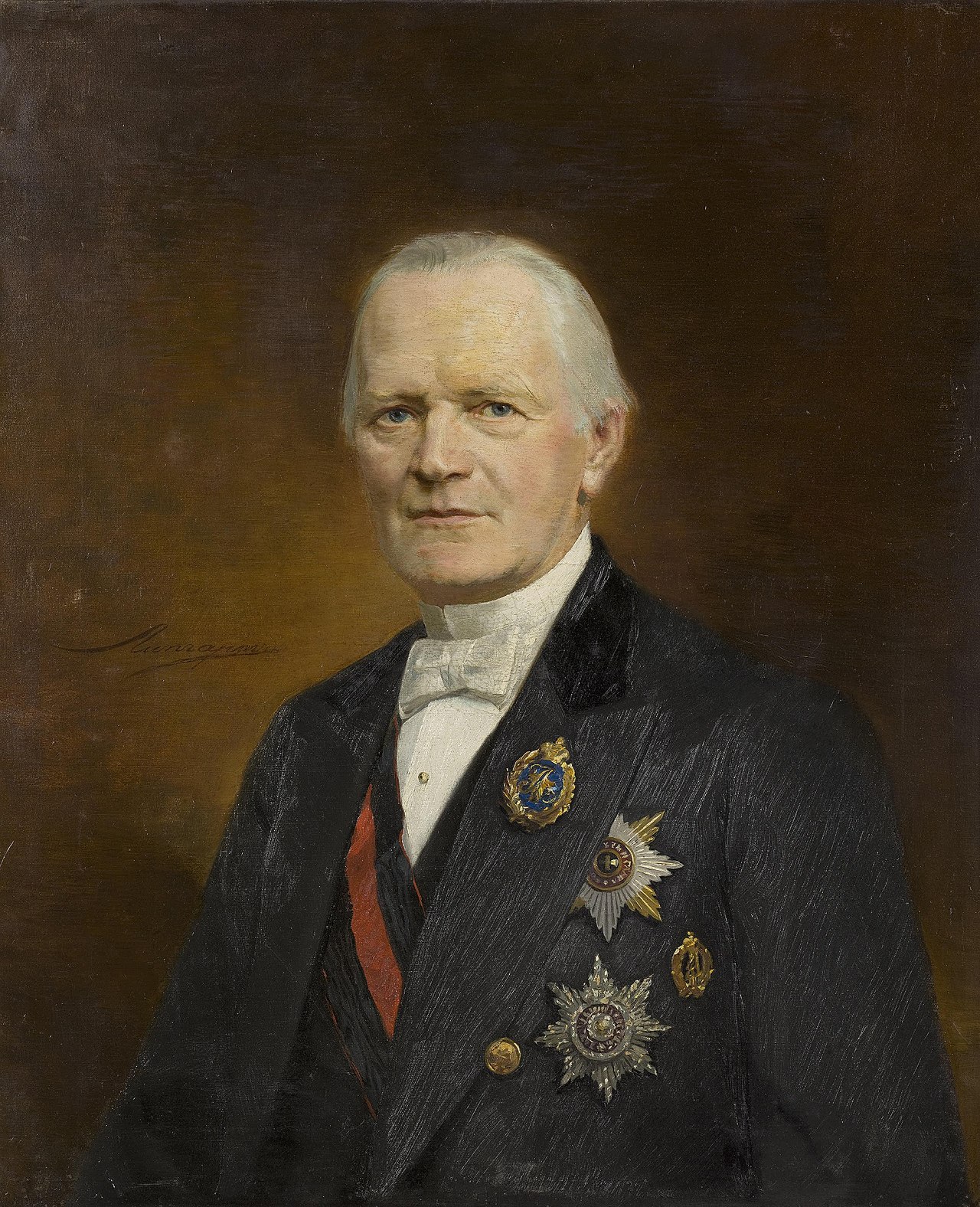 Portrait of M.N. Ostrovsky, Minister of the State Properties by Ernst von Liphart