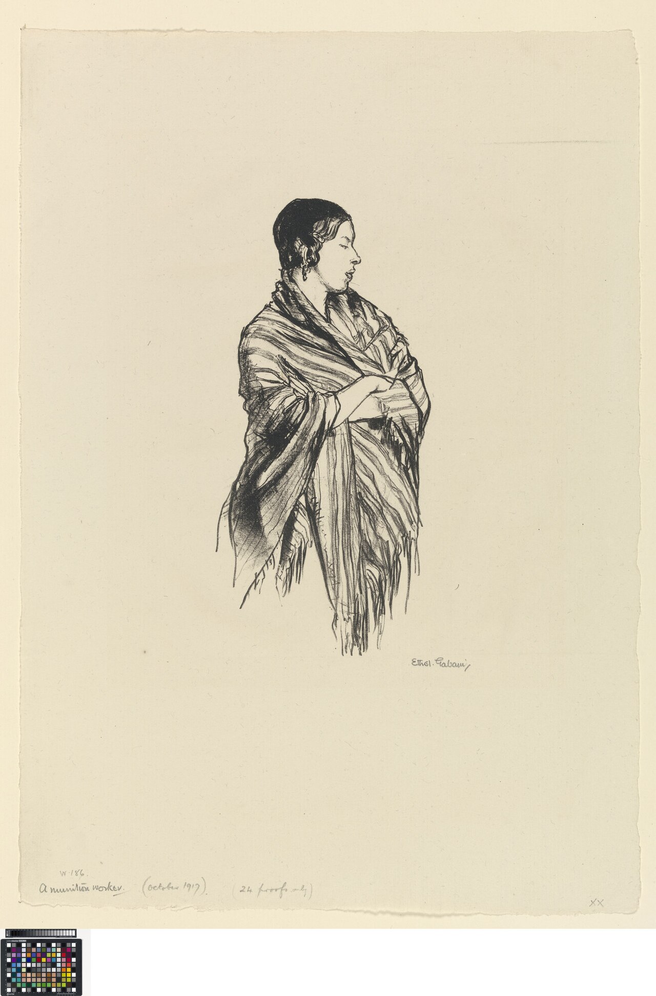 A Munition Worker by Ethel Léontine Gabain