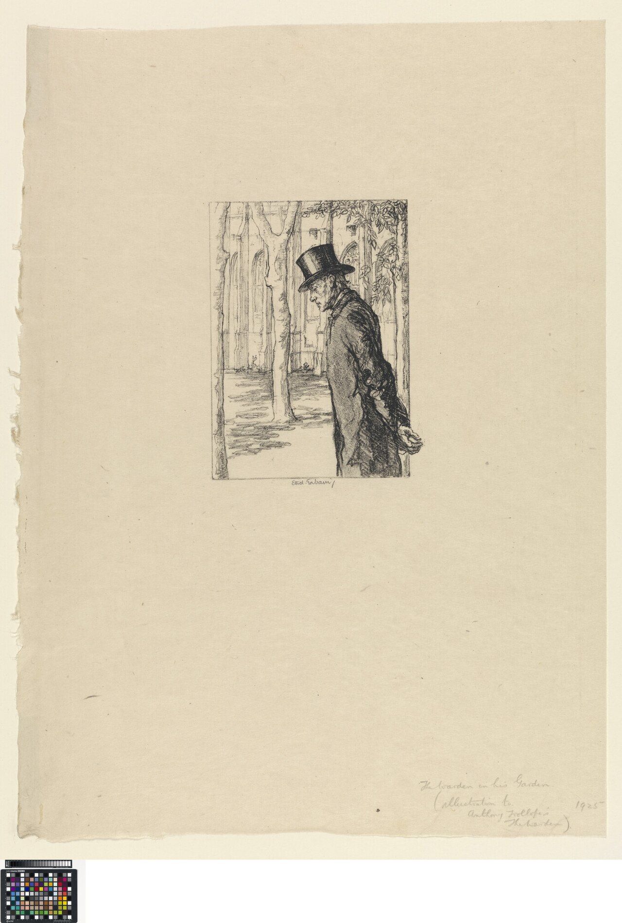The Warden in his Garden by Ethel Léontine Gabain