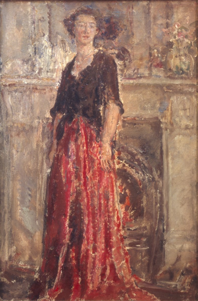 The Red Skirt by Ethel Walker