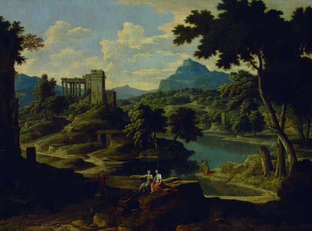 Landscape with a Lake by Étienne Allegrain