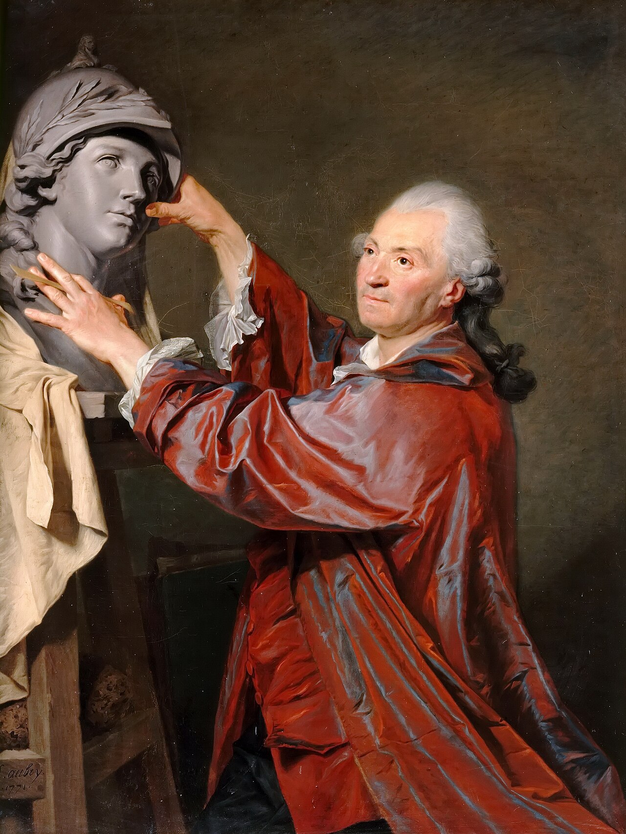 Louis-Claude Vassé, sculptor by Étienne Aubry