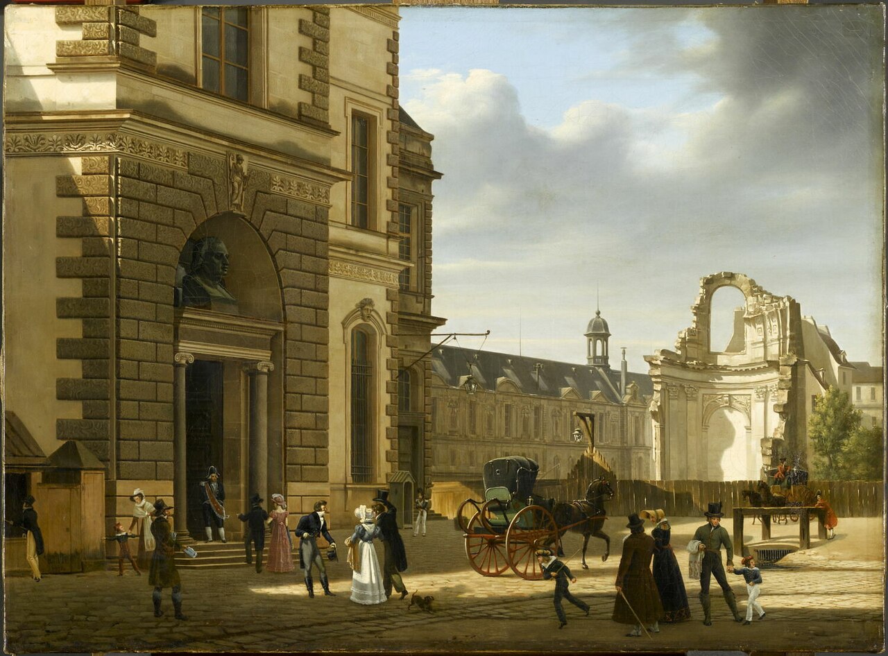View of the Main Entrance to the Royal Museum by Étienne Bouhot