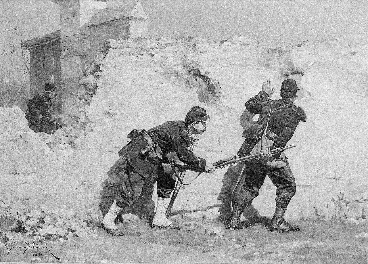 Picket Guards by Étienne-Prosper Berne-Bellecour