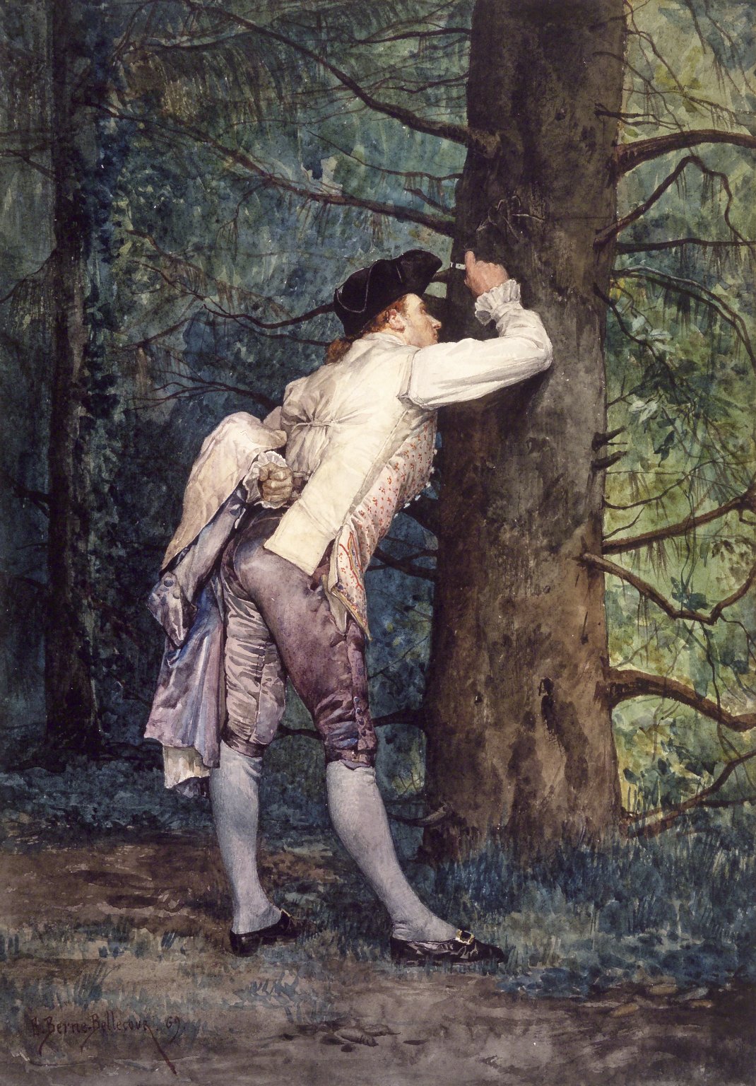 The Lover by Étienne-Prosper Berne-Bellecour