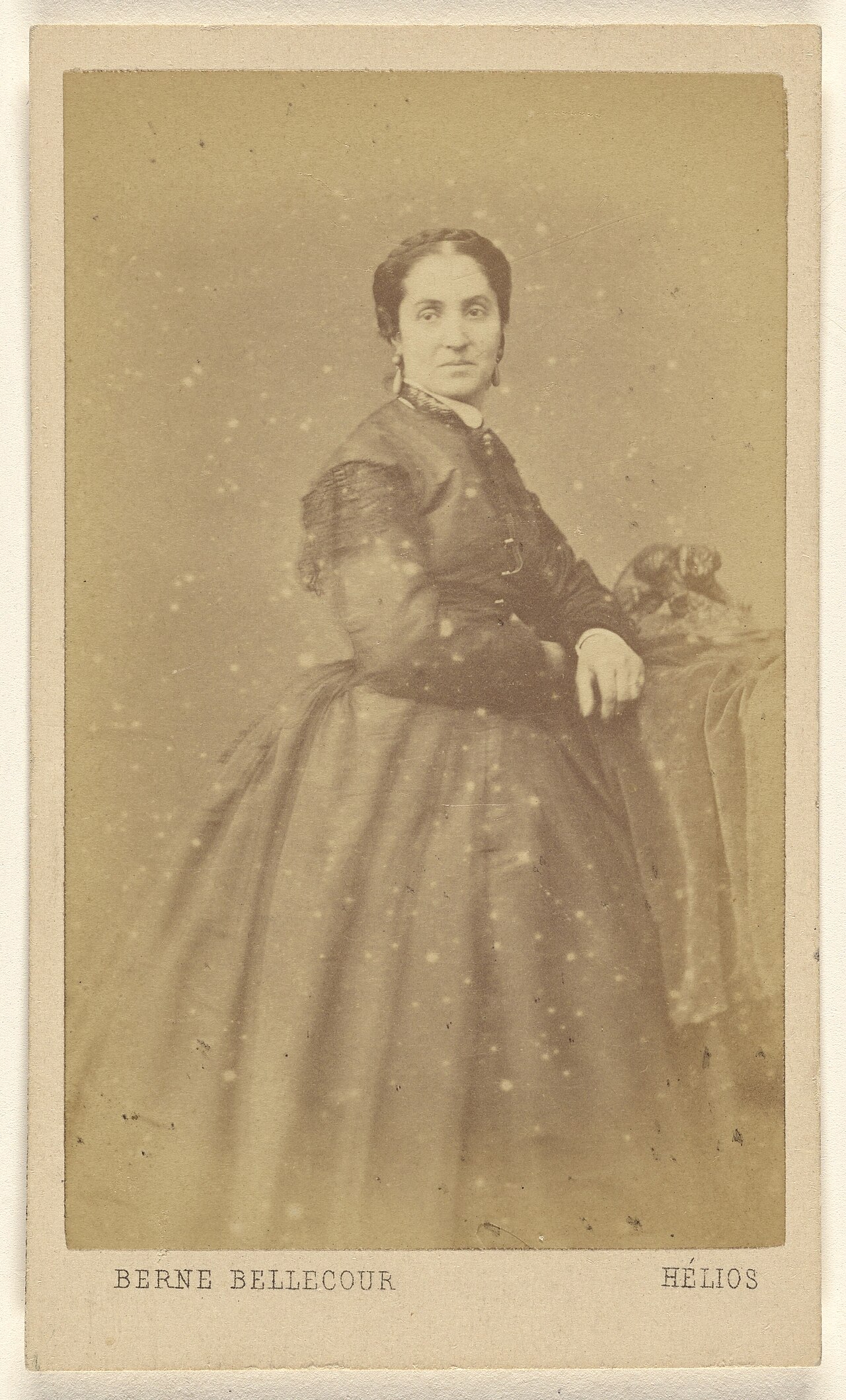 [Unidentified woman, standing] by Étienne-Prosper Berne-Bellecour