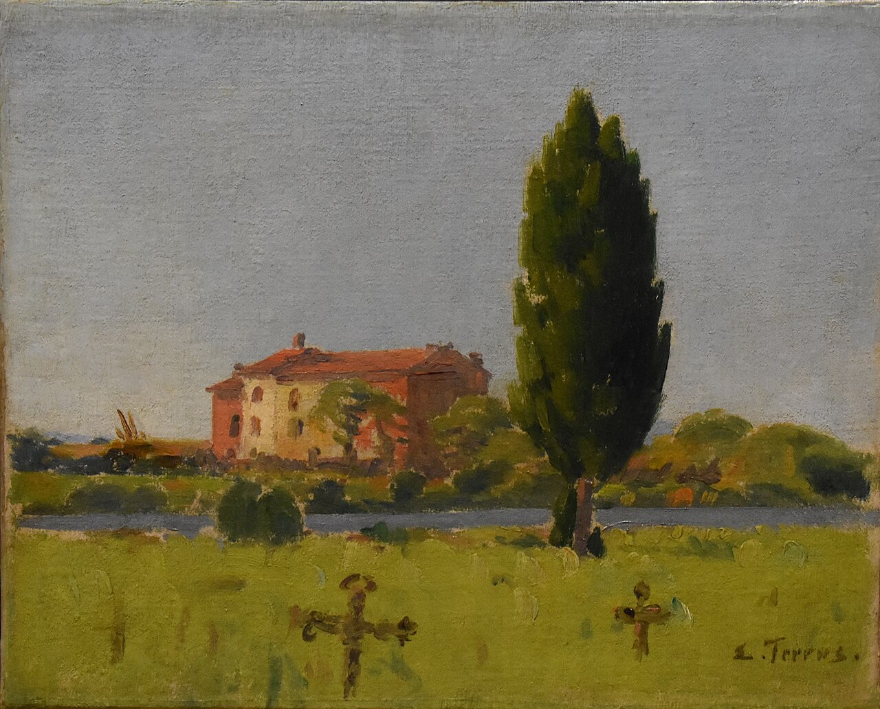 Elne Cemetery by Étienne Terrus