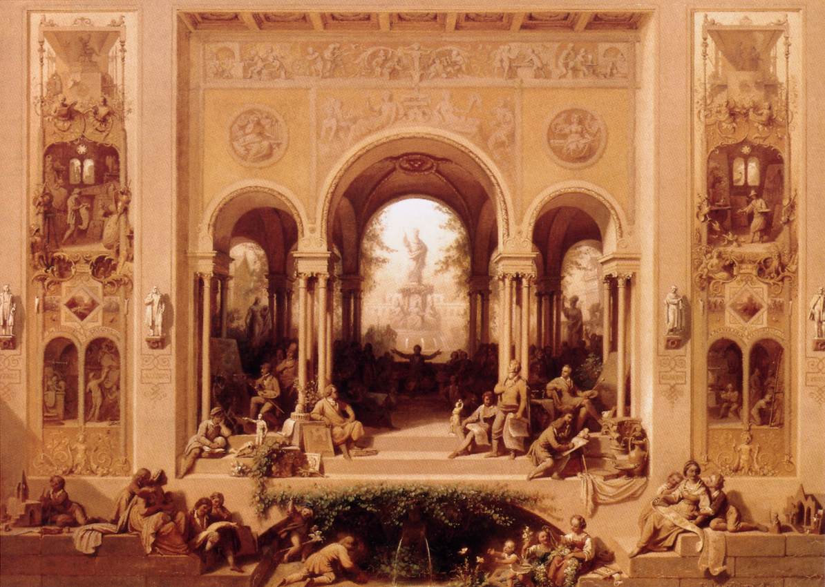 The Arts Flourishing in Munich by Eugen Napoleon Neureuther