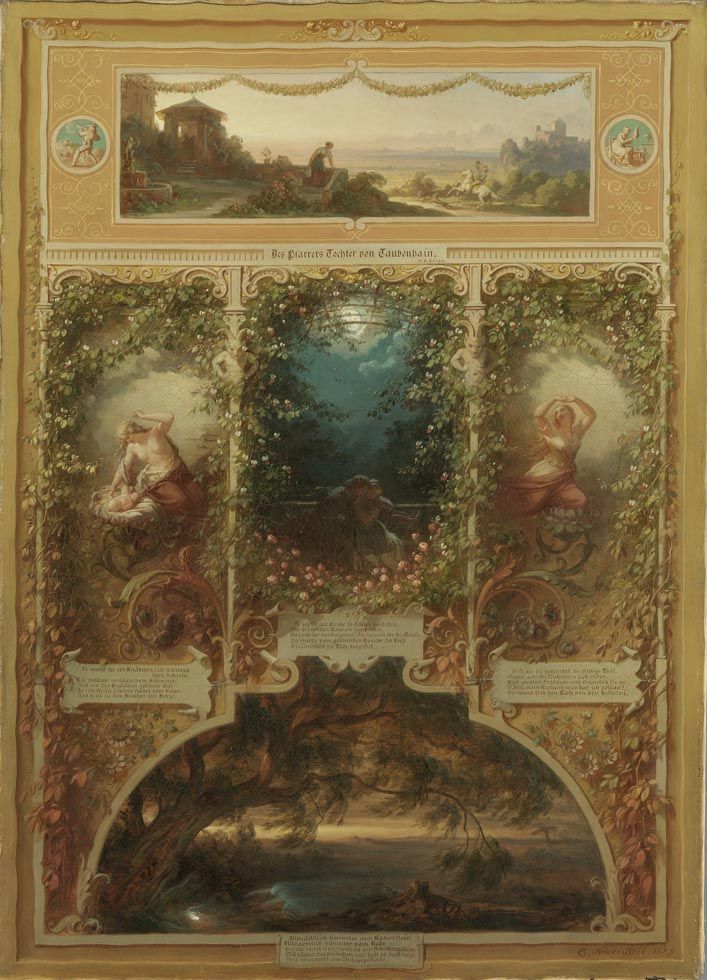 The Pastor of Taubenheim's Daughter by Eugen Napoleon Neureuther
