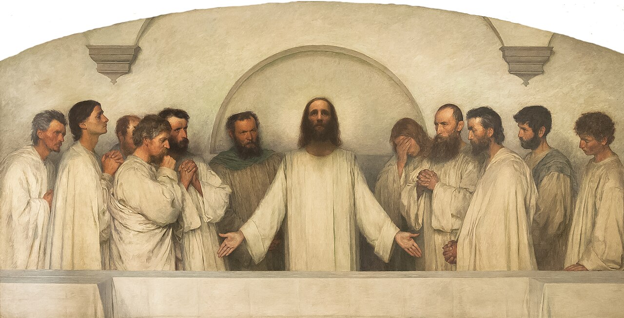 La Prière sacerdotale by Eugène Burnand