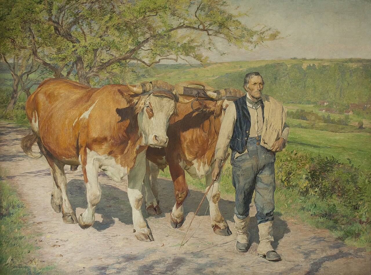 Le Paysan by Eugène Burnand