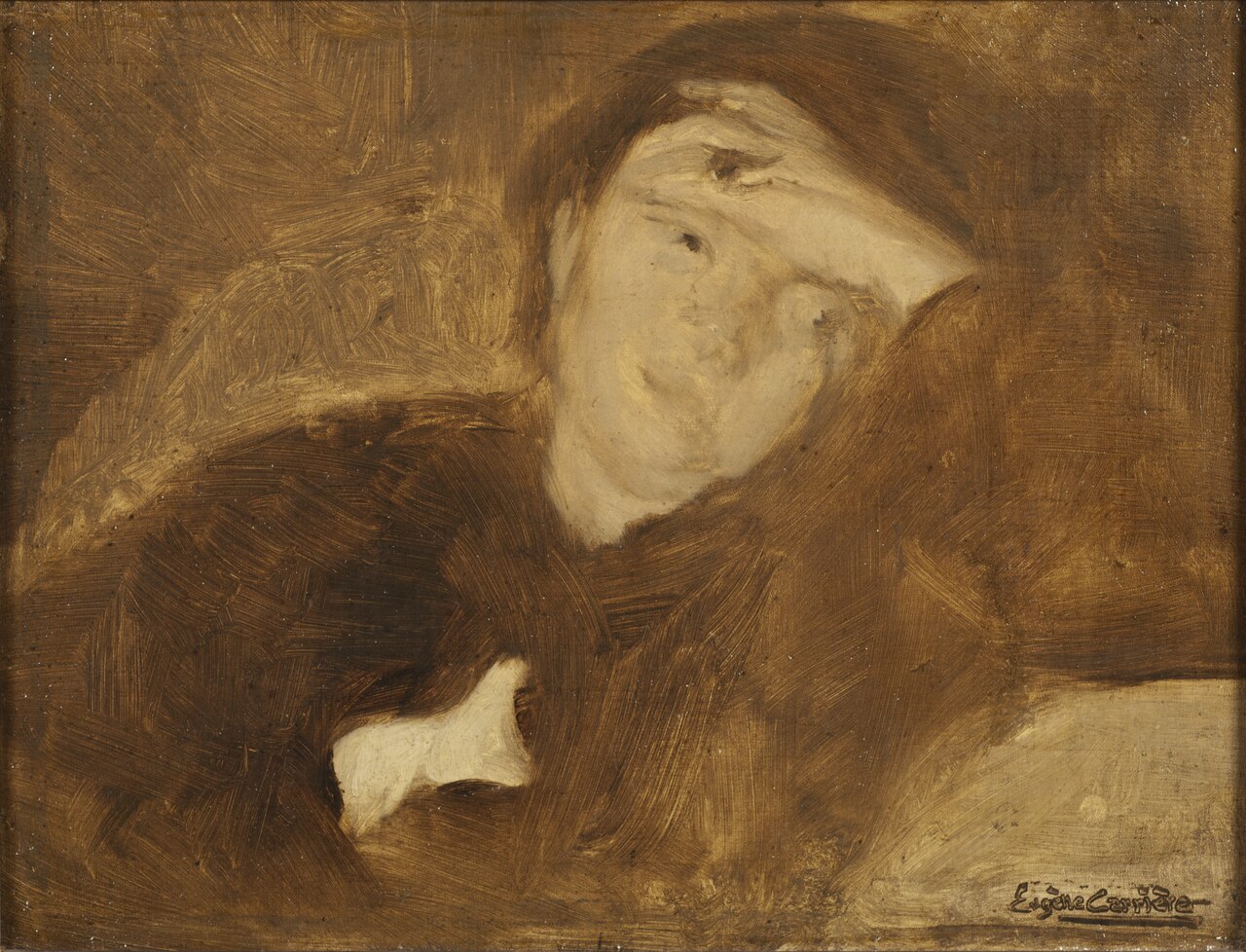 Portrait of a Lady. Study by Eugène Carrière