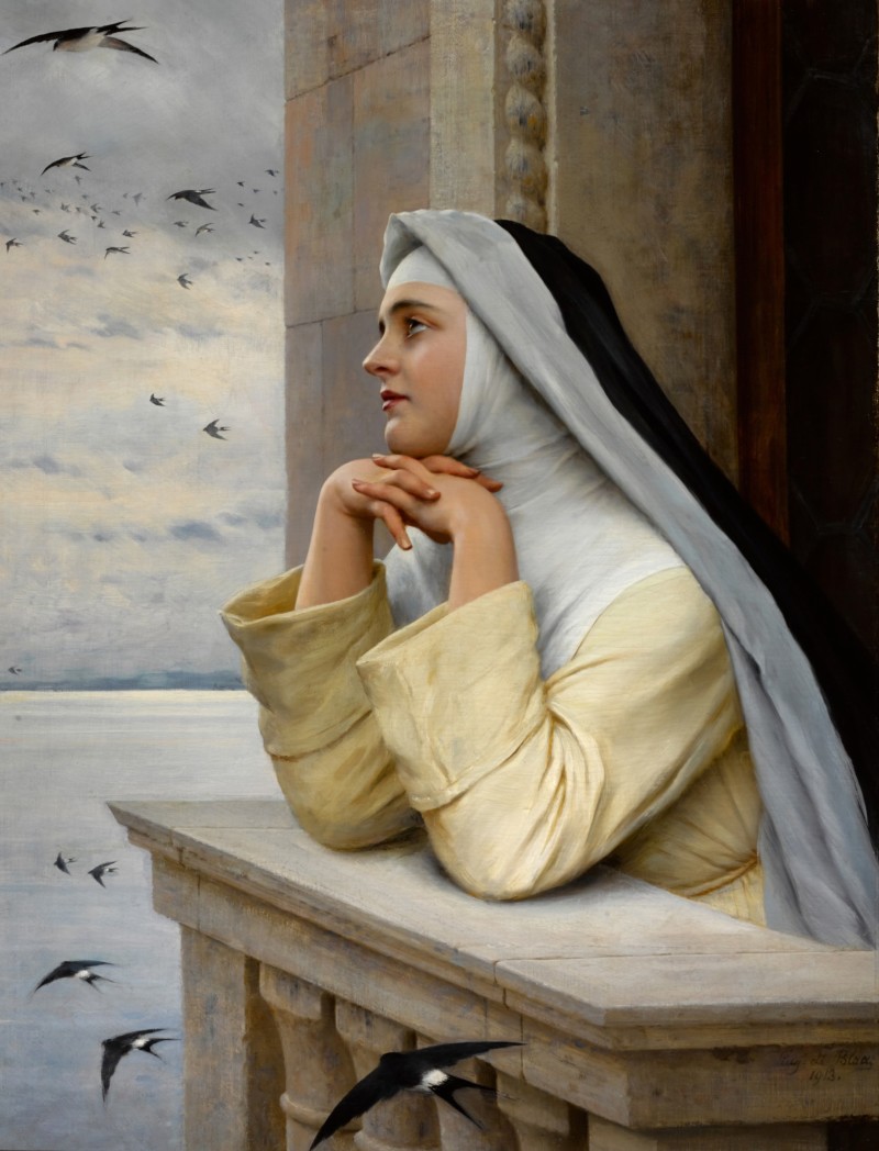 God's Creatures by Eugene de Blaas