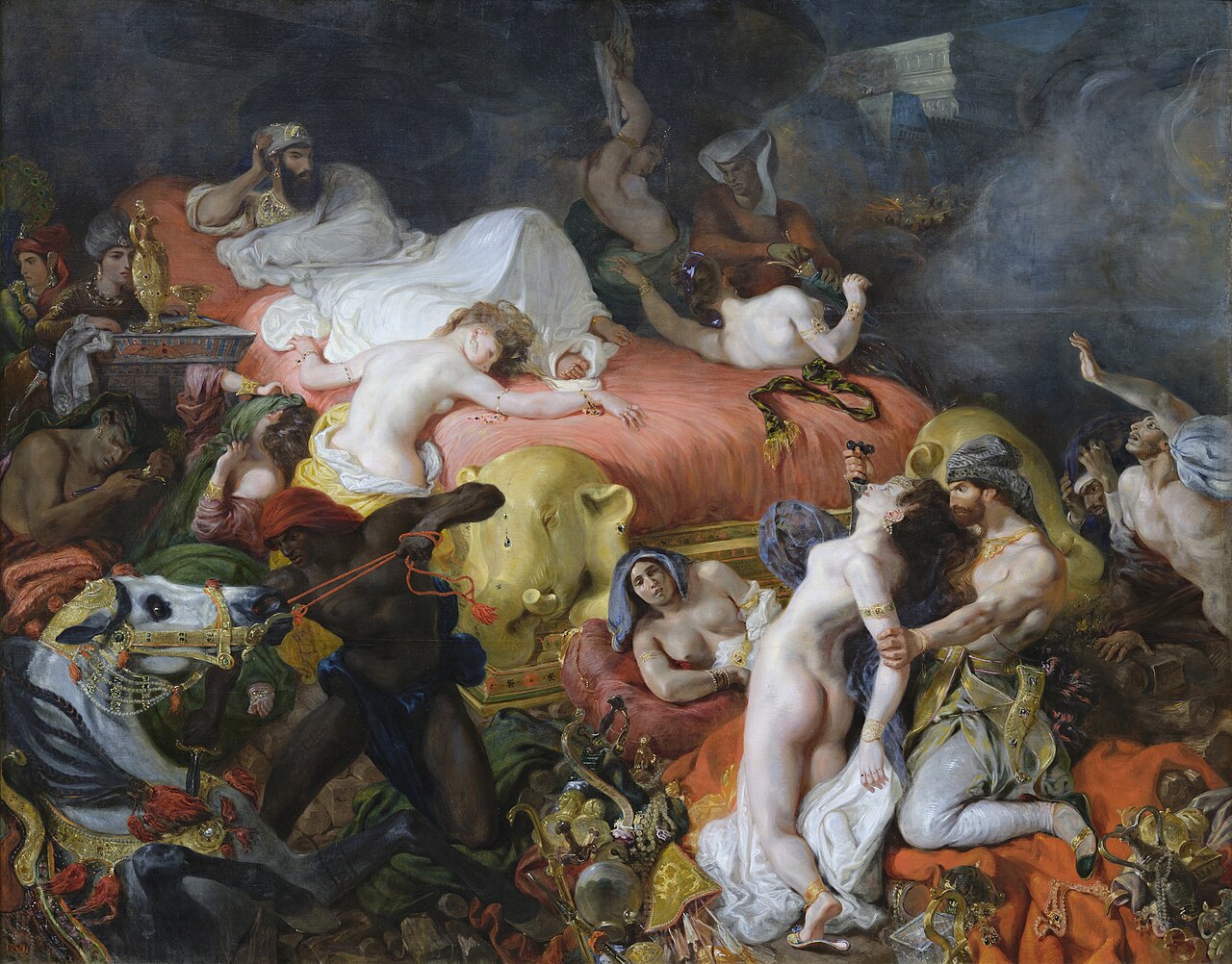 Death of Sardanapalus by Eugène Delacroix