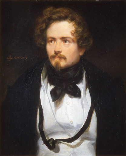 Portrait of Eugène Emmanuel Amaury Duval