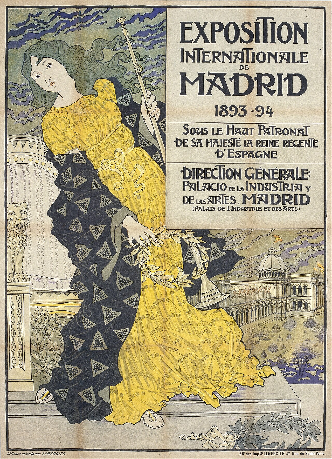 Exposition Internationale de Madrid by Eugène Grasset